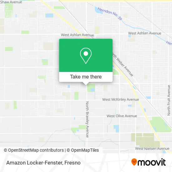 Amazon Locker-Fenster map