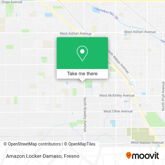 Amazon Locker-Damaso map