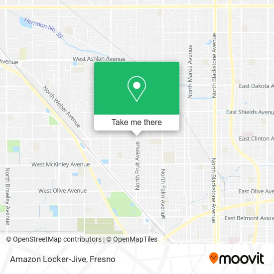 Amazon Locker-Jive map
