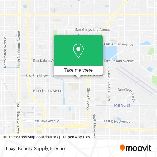 Luxyl Beauty Supply map
