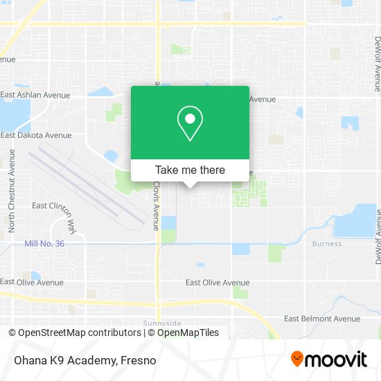 Ohana K9 Academy map