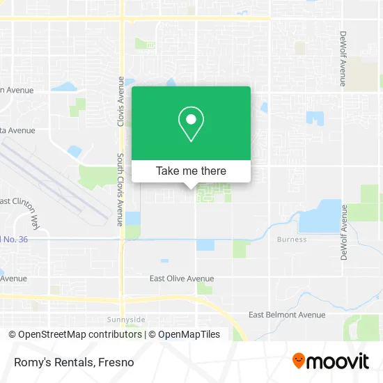 Romy's Rentals map