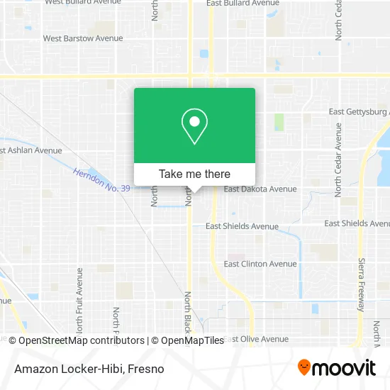 Amazon Locker-Hibi map
