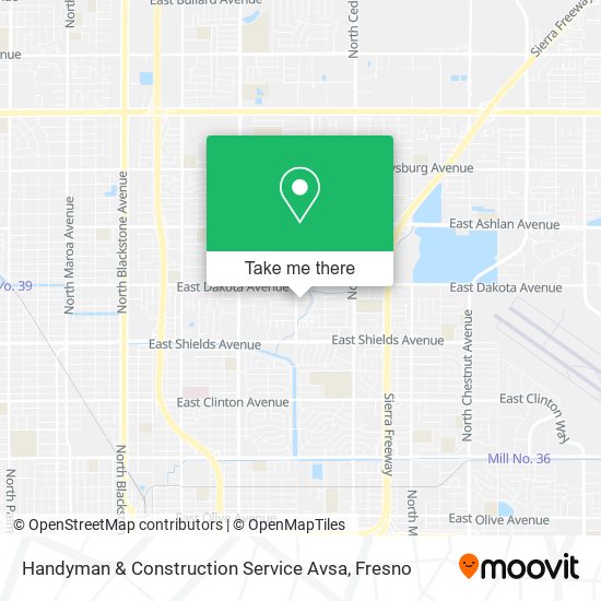 Mapa de Handyman & Construction Service Avsa