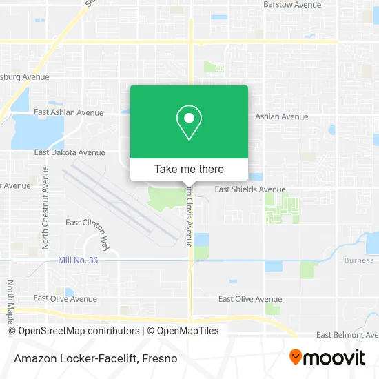 Amazon Locker-Facelift map