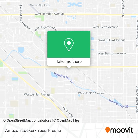 Amazon Locker-Trees map