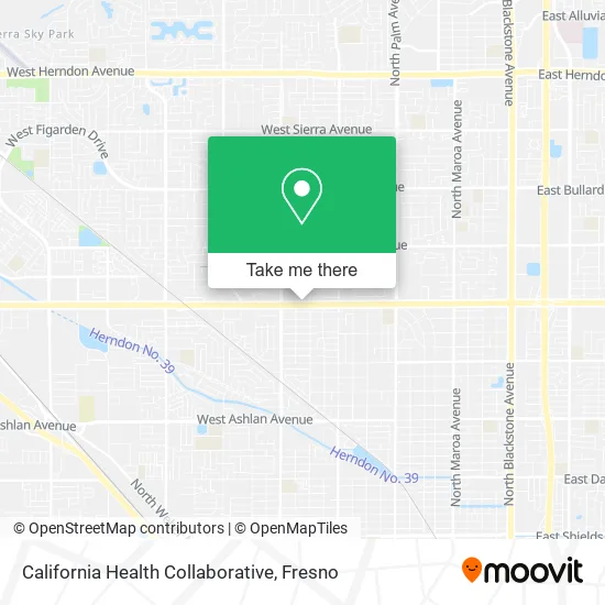 California Health Collaborative map