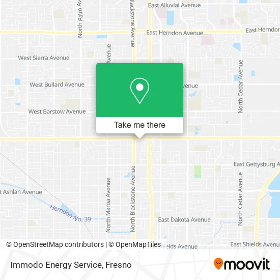 Immodo Energy Service map
