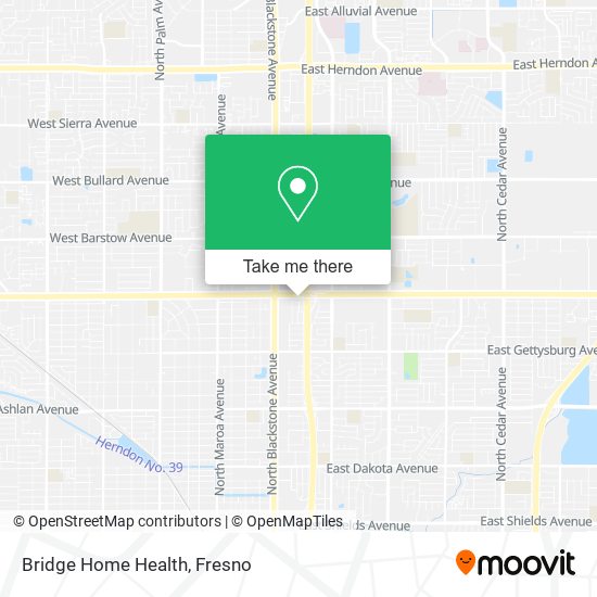 Bridge Home Health map