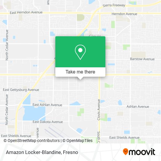 Amazon Locker-Blandine map