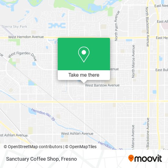 Mapa de Sanctuary Coffee Shop