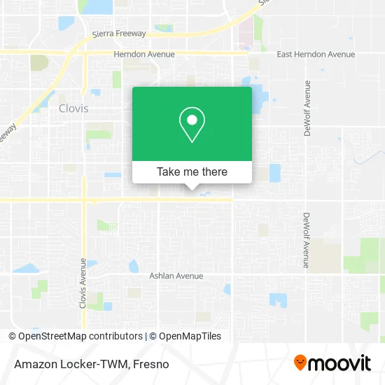 Amazon Locker-TWM map