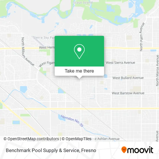 Benchmark Pool Supply & Service map
