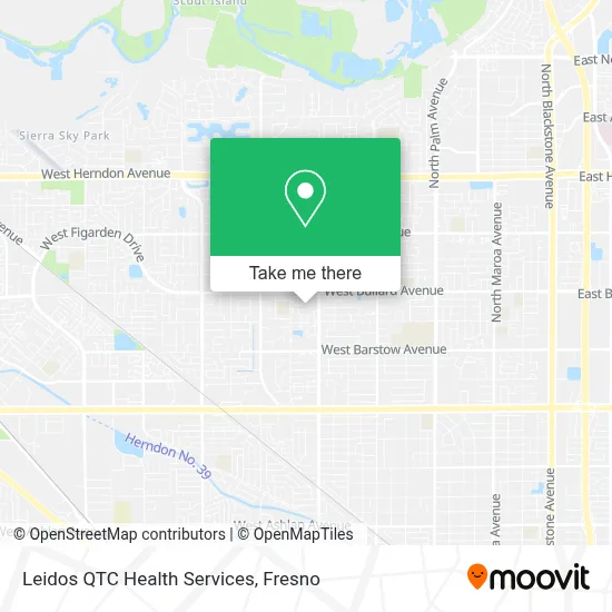 Leidos QTC Health Services map