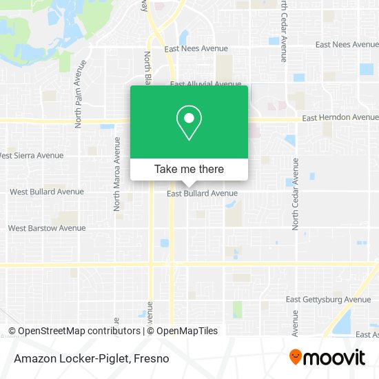 Mapa de Amazon Locker-Piglet