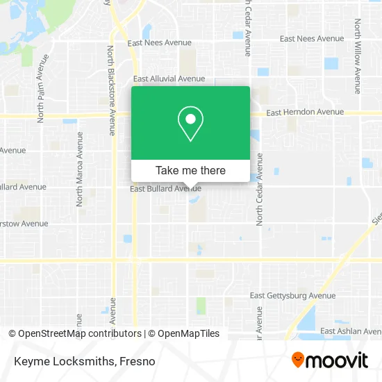 Keyme Locksmiths map