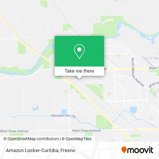 Mapa de Amazon Locker-Curitiba