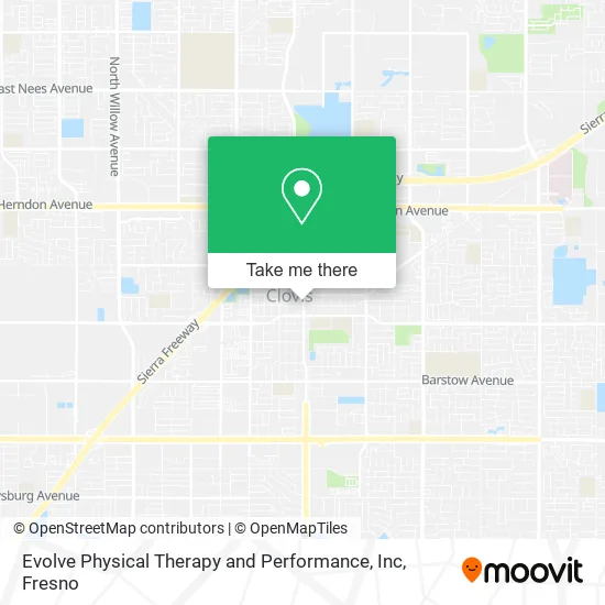 Evolve Physical Therapy and Performance, Inc map