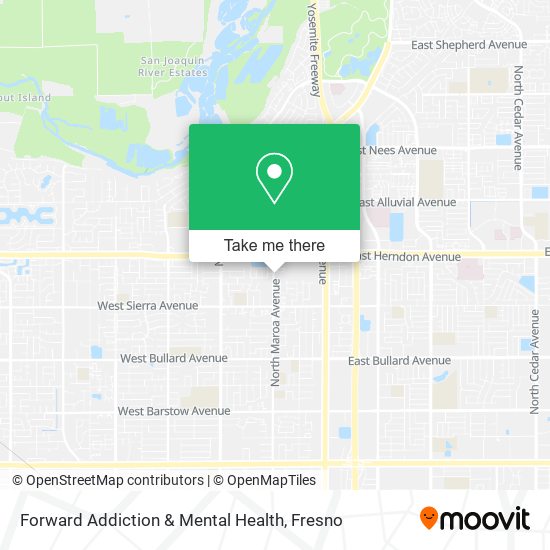 Forward Addiction & Mental Health map