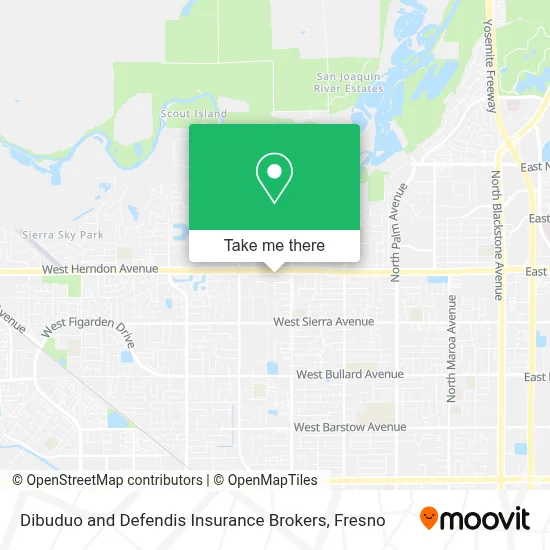 Dibuduo and Defendis Insurance Brokers map