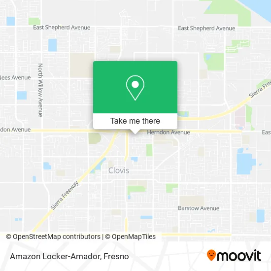 Amazon Locker-Amador map