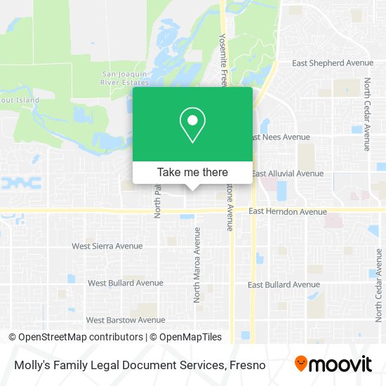 Molly's Family Legal Document Services map