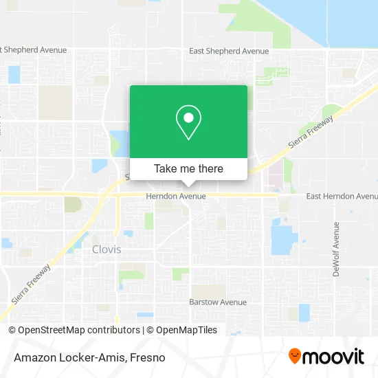 Amazon Locker-Amis map
