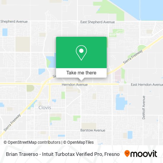 Brian Traverso - Intuit Turbotax Verified Pro map