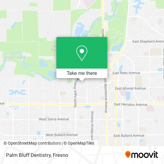 Palm Bluff Dentistry map