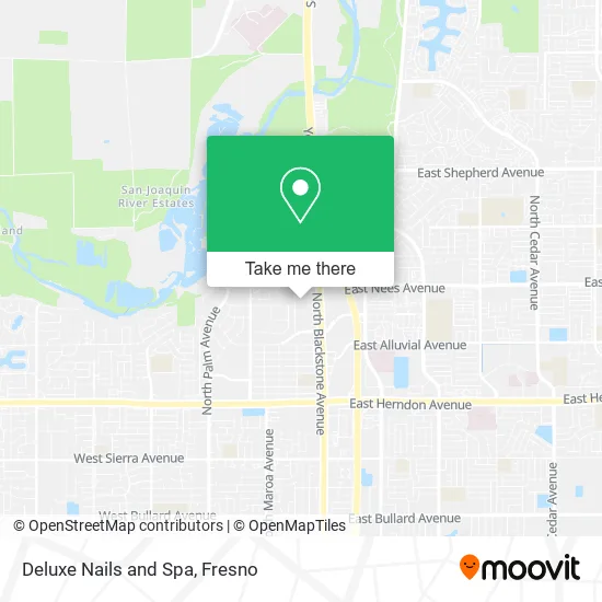 Deluxe Nails and Spa map