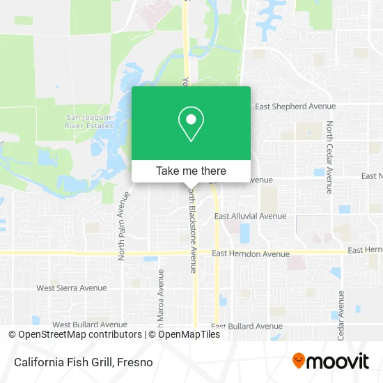 California Fish Grill map