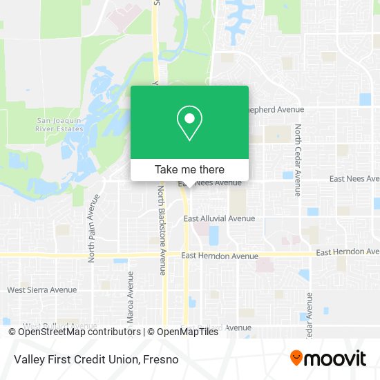 Valley First Credit Union map