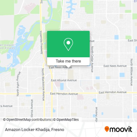 Mapa de Amazon Locker-Khadija