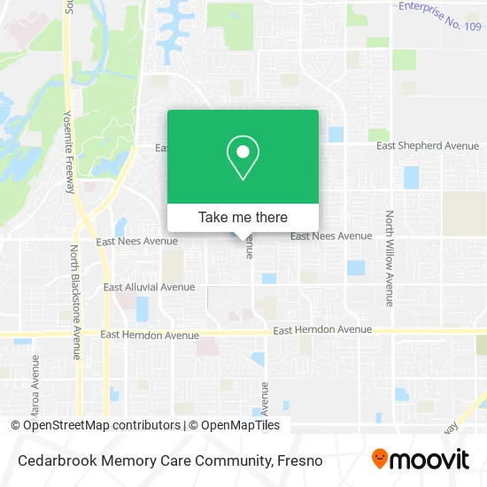 Cedarbrook Memory Care Community map