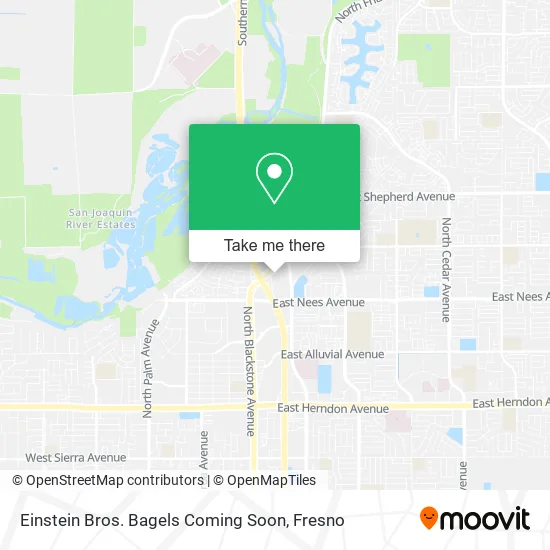 Einstein Bros. Bagels Coming Soon map