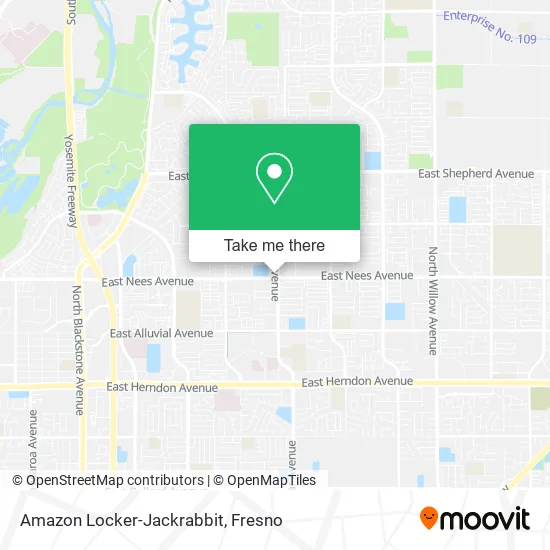 Mapa de Amazon Locker-Jackrabbit