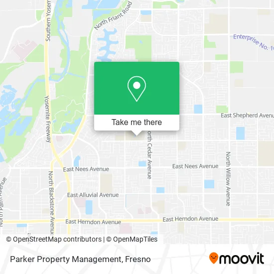 Parker Property Management map