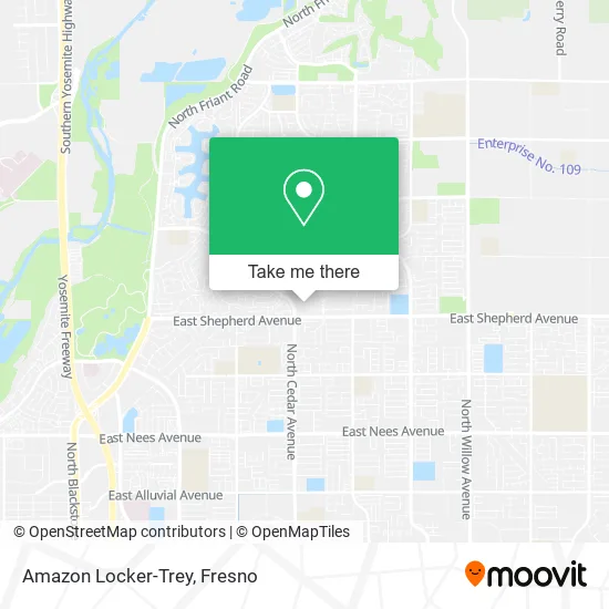 Amazon Locker-Trey map