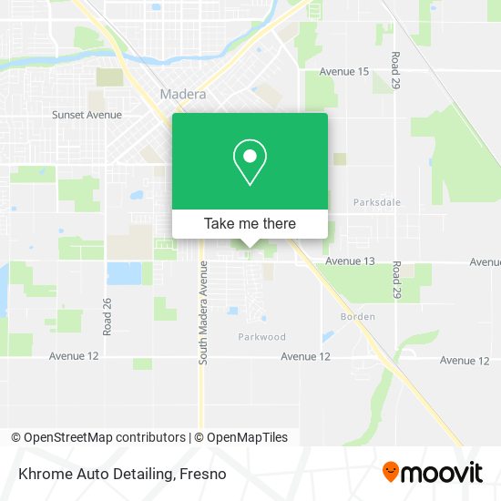 Khrome Auto Detailing map