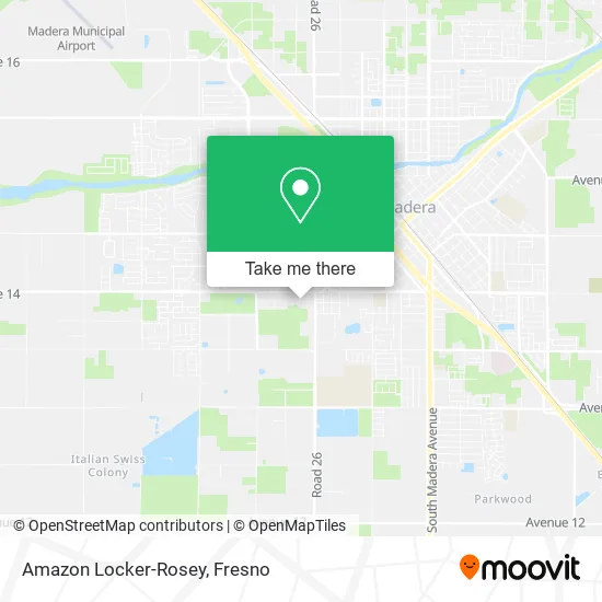 Amazon Locker-Rosey map