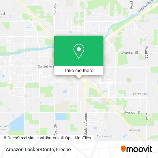 Amazon Locker-Donte map