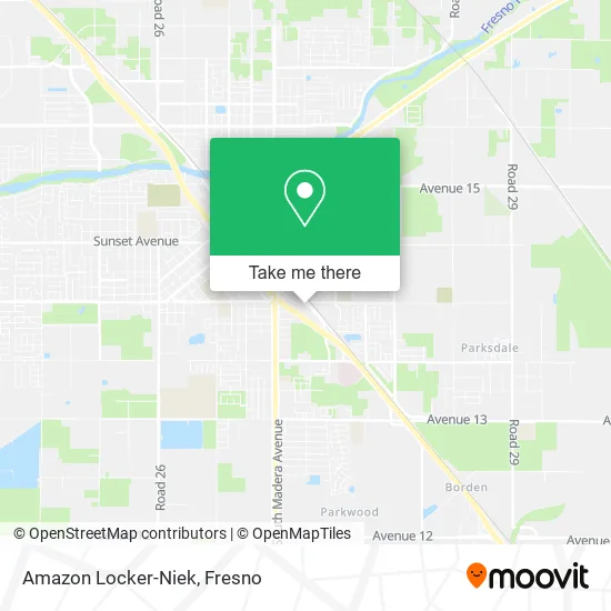 Amazon Locker-Niek map