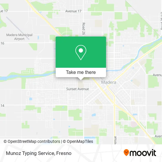 Munoz Typing Service map