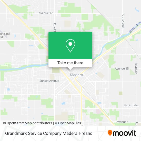 Grandmark Service Company Madera map