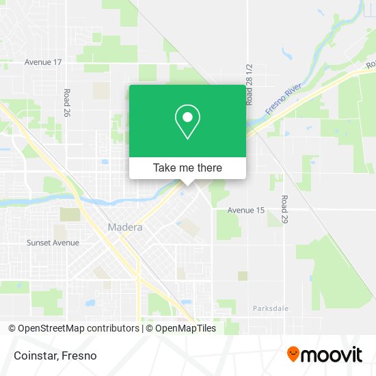 Mapa de Coinstar
