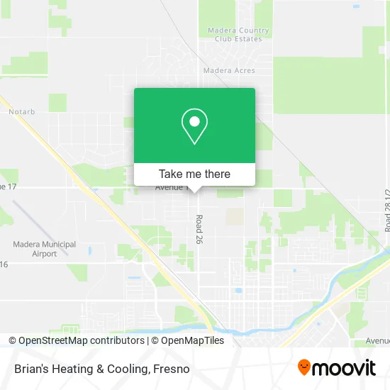 Brian's Heating & Cooling map