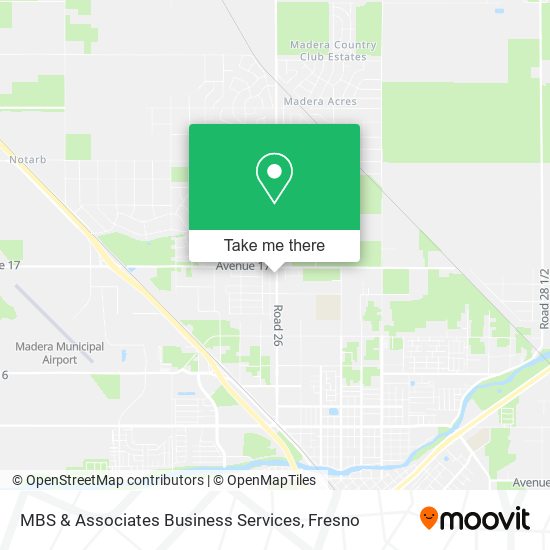 MBS & Associates Business Services map