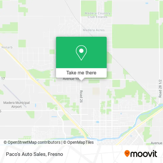 Paco's Auto Sales map