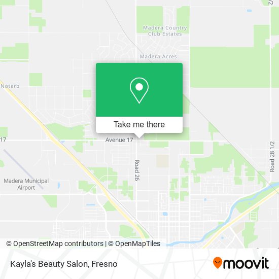 Kayla's Beauty Salon map