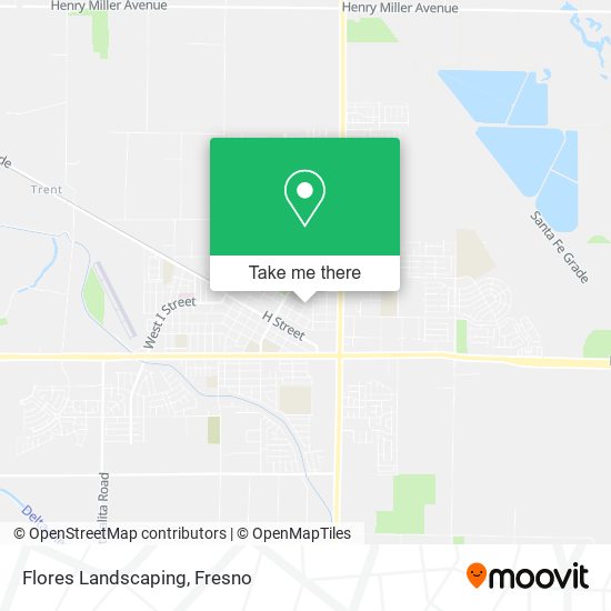 Flores Landscaping map